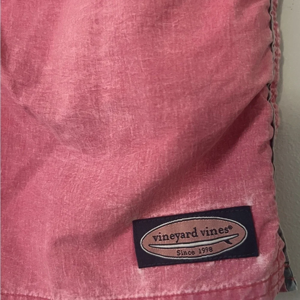 Vineyard Vines Men's Bright Pink Swim Trunks